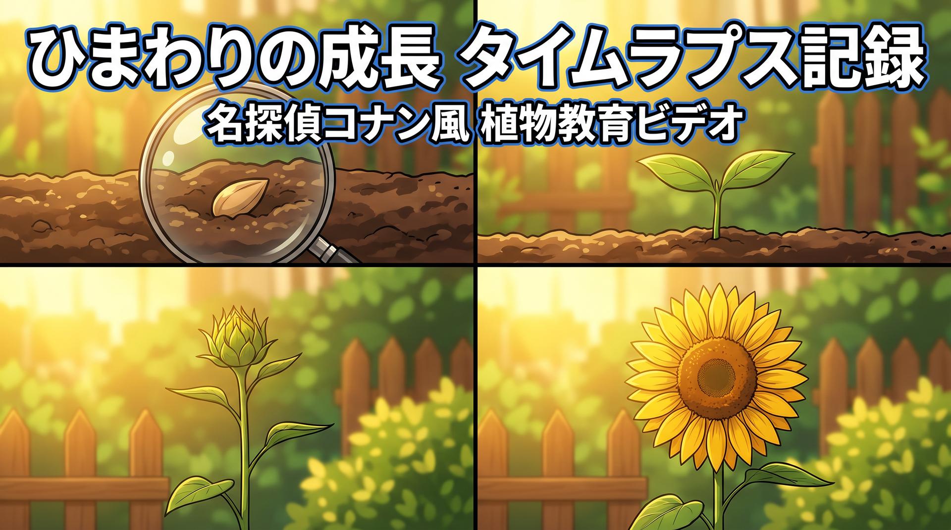 海角网植物视频-向日葵生长延时